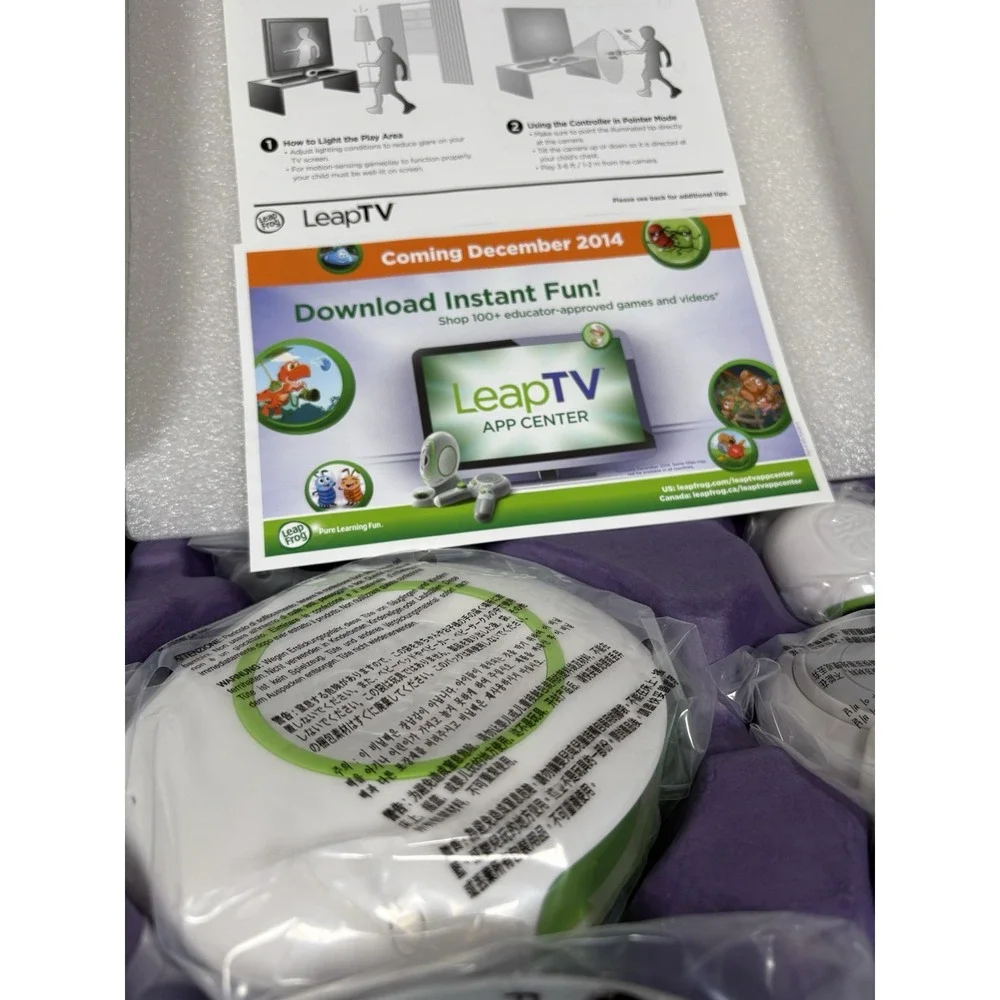 Leap Frog Leap TV Educational Active Video Gaming System 3-8 Yrs